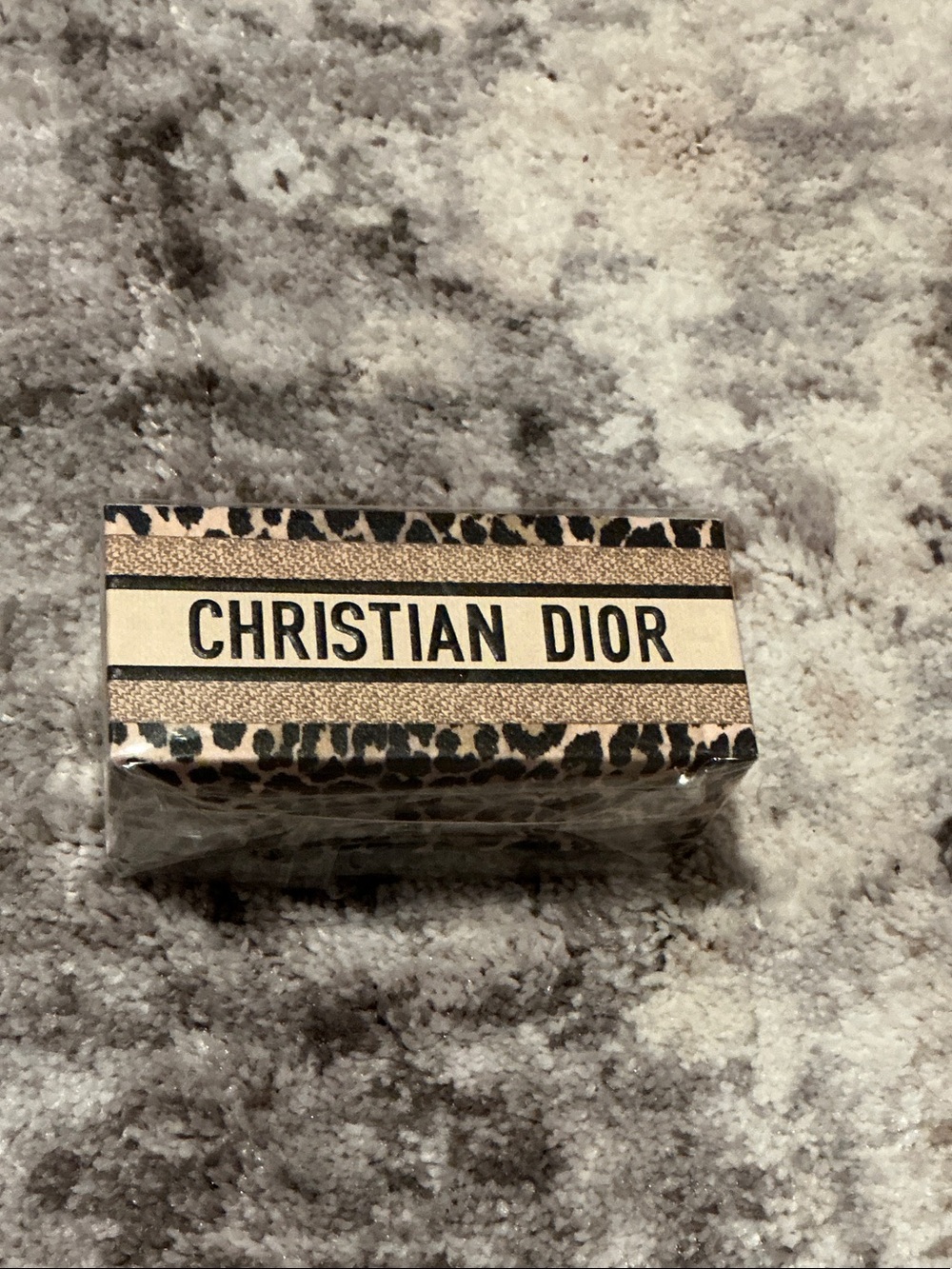 Christian Dior Leopard Print Lipstick Box - Pink & Black